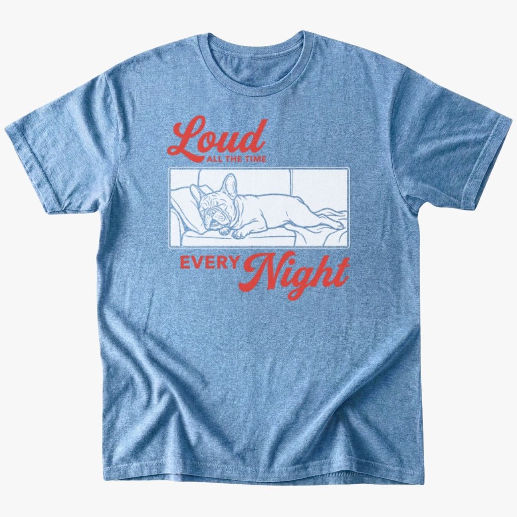 Loud T-shirt - Heather Indigo - Heartfur