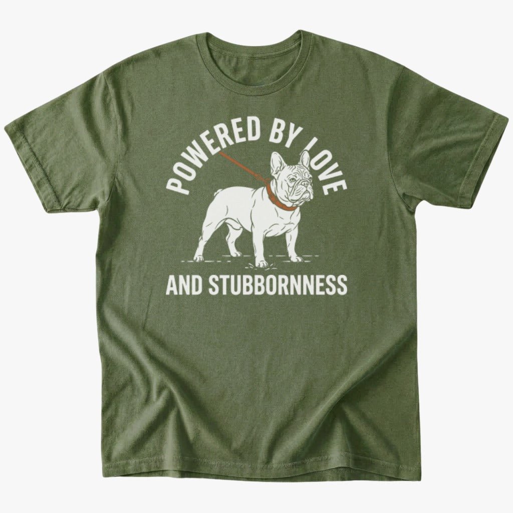 Love and stubbornness T-shirt - Military Green - Heartfur