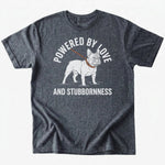 Love and stubbornness T-shirt - Dark Heather - Heartfur
