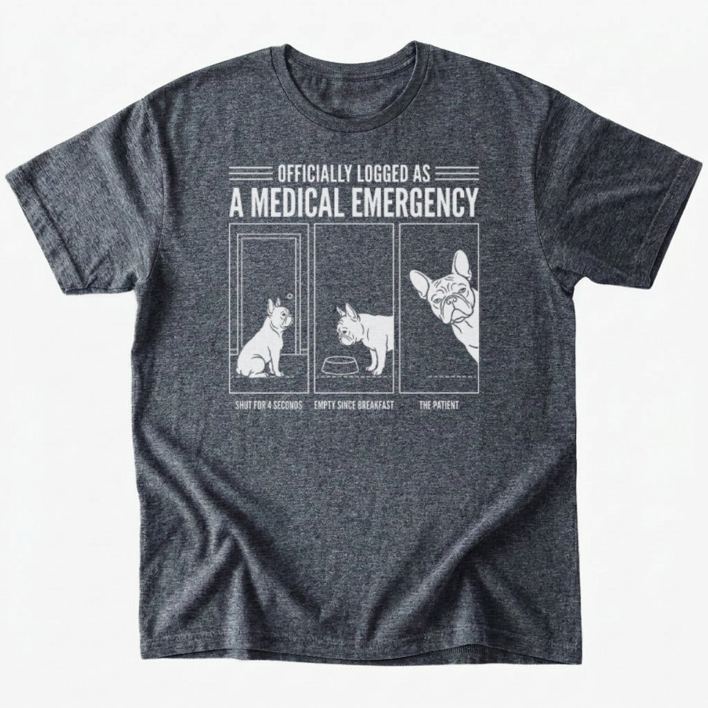 Medical Emergency T-shirt - Dark Heather - Heartfur