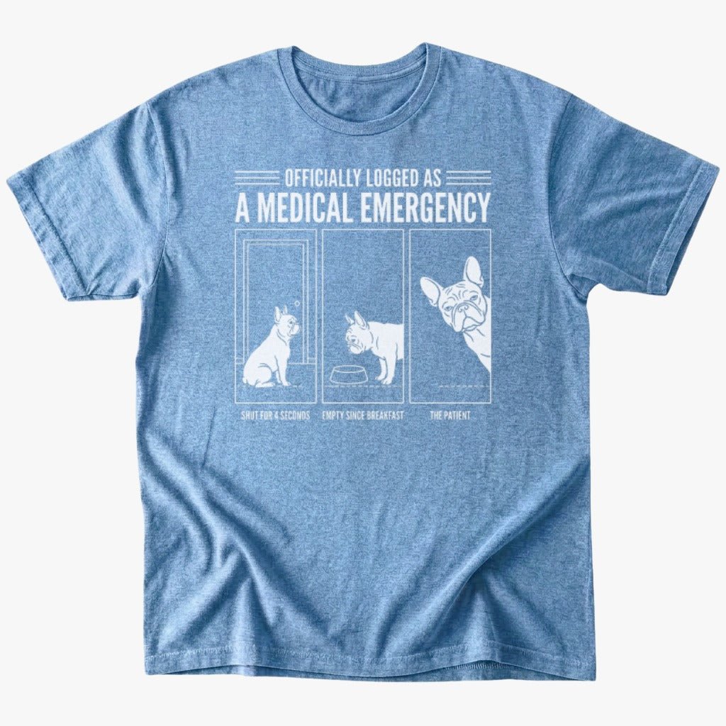 Medical Emergency T-shirt - Heather Indigo - Heartfur
