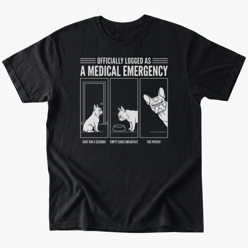 Medical Emergency T-shirt - Black - Heartfur