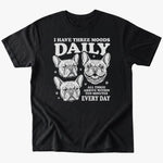Moods T-Shirt - Black - Heartfur