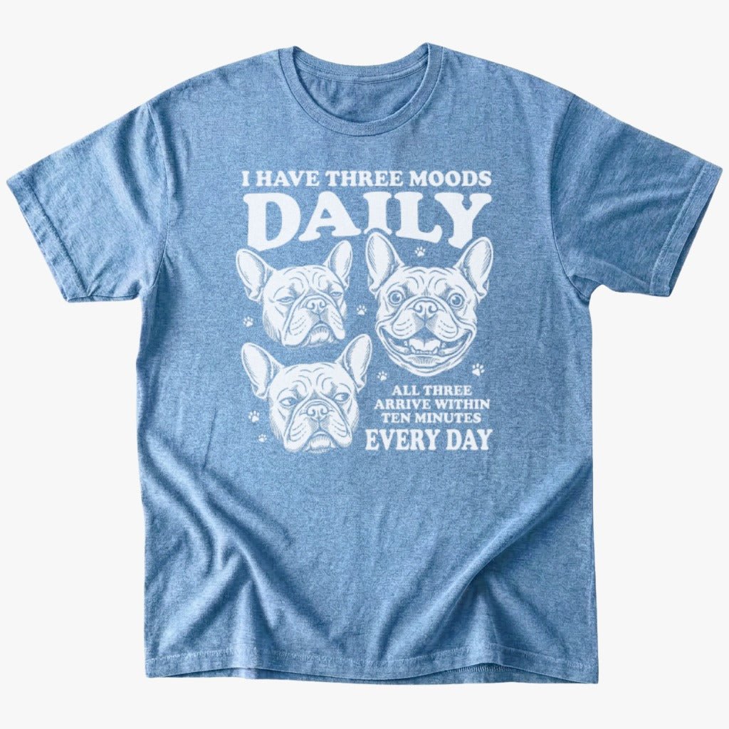 Moods T-Shirt - Heather Indigo - Heartfur