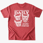 Moods T-Shirt - Heather Red - Heartfur