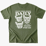 Moods T-Shirt - Military Green - Heartfur