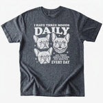 Moods T-Shirt - Dark Heather - Heartfur