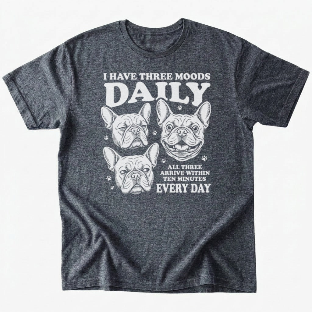 Moods T-Shirt - Dark Heather - Heartfur