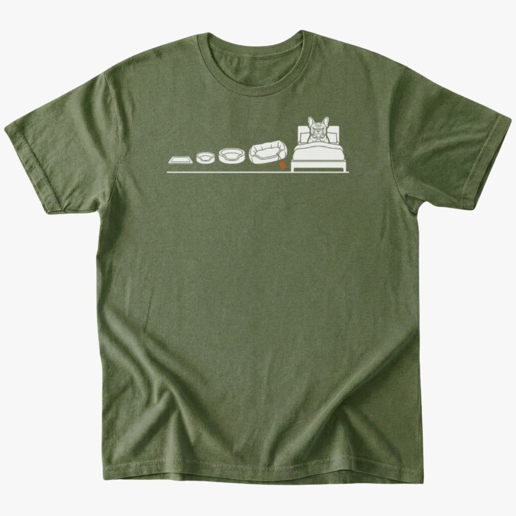 My bed T-shirt - Military Green - Heartfur