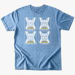My sandwich T-shirt - Heather Indigo - Heartfur