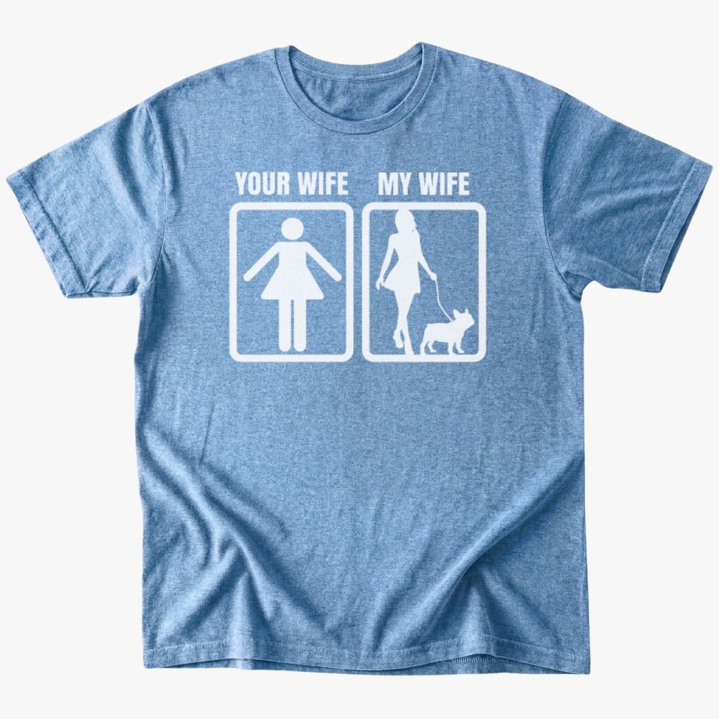 My Wife T-Shirt - Heather Indigo - Heartfur