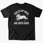 Naps and chaos T-shirt - Black - Heartfur