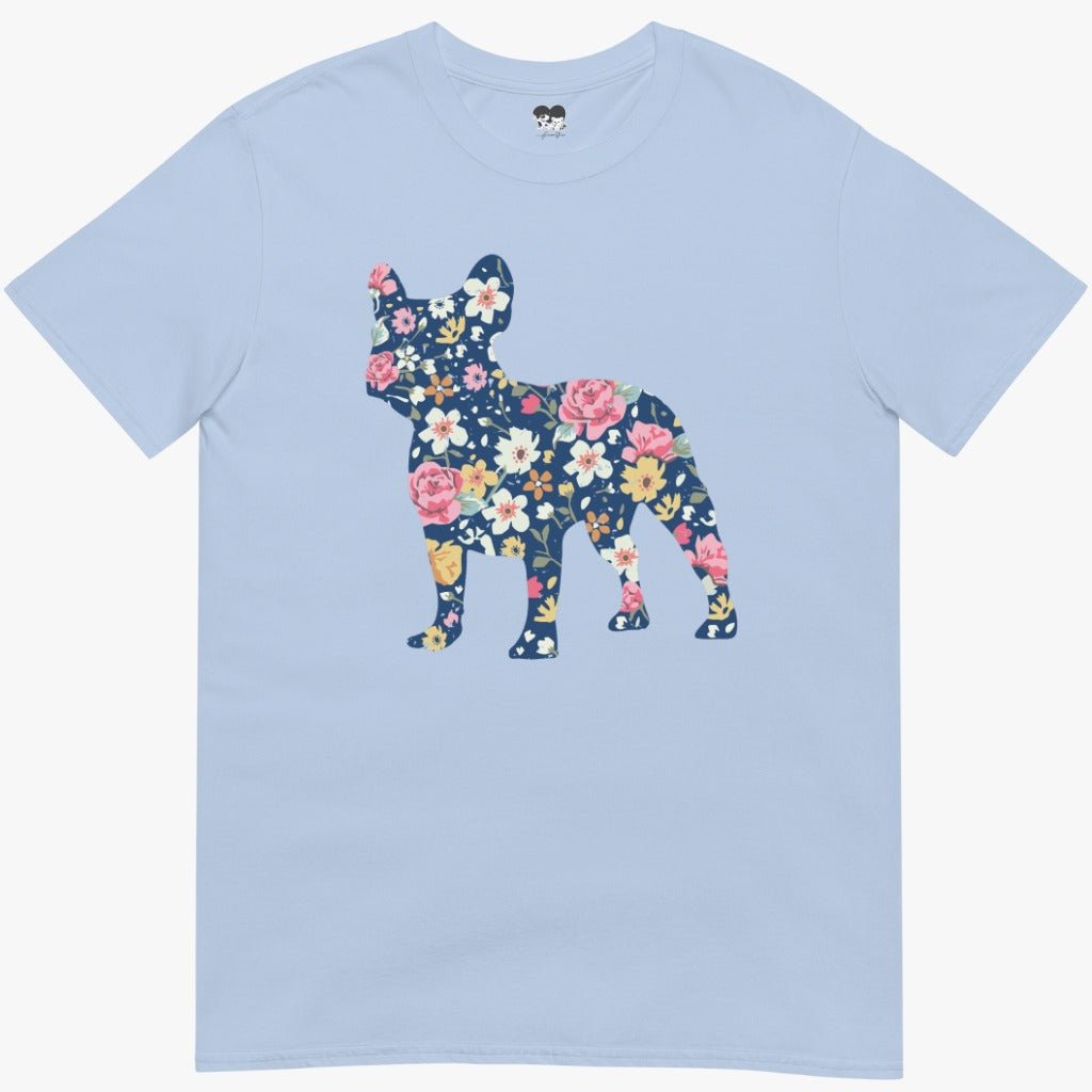 Navy floral frenchie T-Shirt