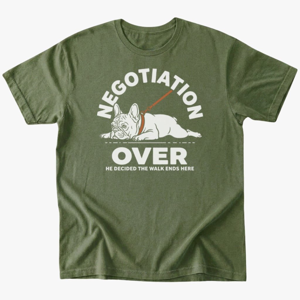 Negotiation over T-shirt - Military Green - Heartfur