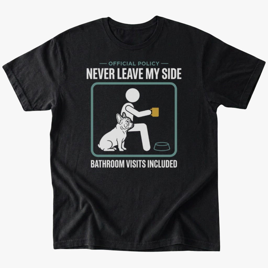 Never leave my side T-shirt - Black - Heartfur
