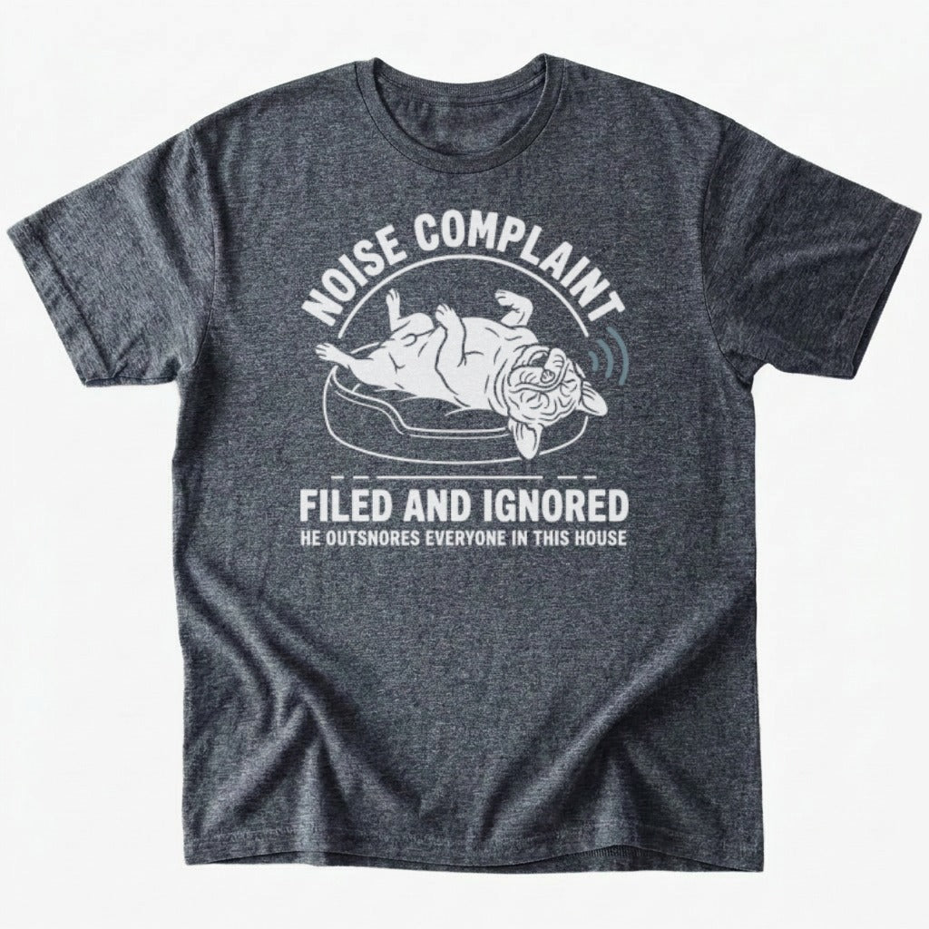 Noise complaint T-shirt - Dark Heather - Heartfur
