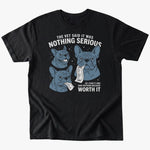Nothing serious T-shirt - Black - Heartfur