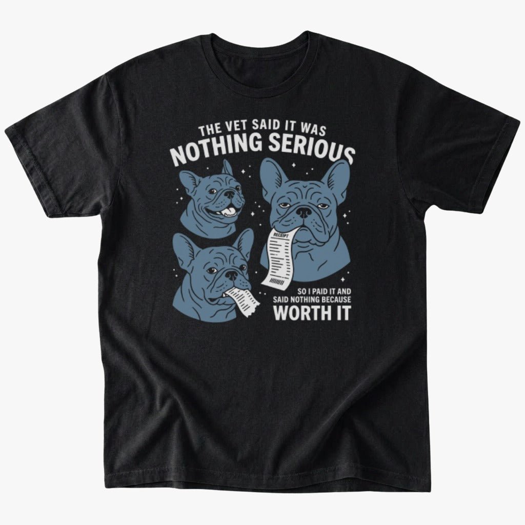 Nothing serious T-shirt - Black - Heartfur