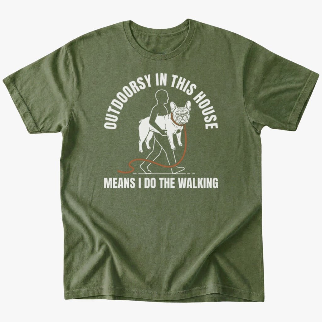 Outdoorsy T-Shirt - Military Green - Heartfur