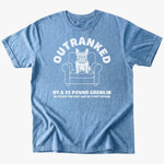 Outranked T-shirt - Heather Indigo - Heartfur