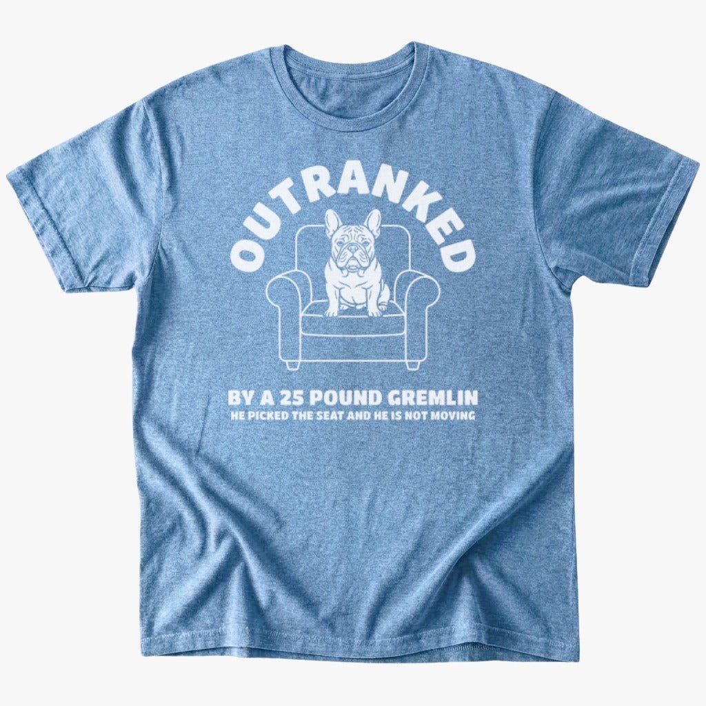 Outranked T-shirt - Heather Indigo - Heartfur