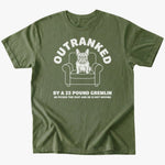 Outranked T-shirt - Military Green - Heartfur