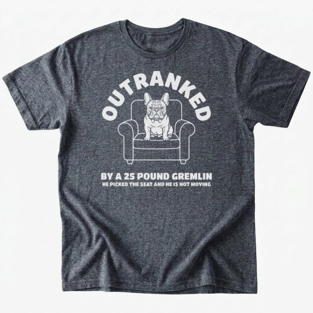 Outranked T-shirt - Dark Heather - Heartfur