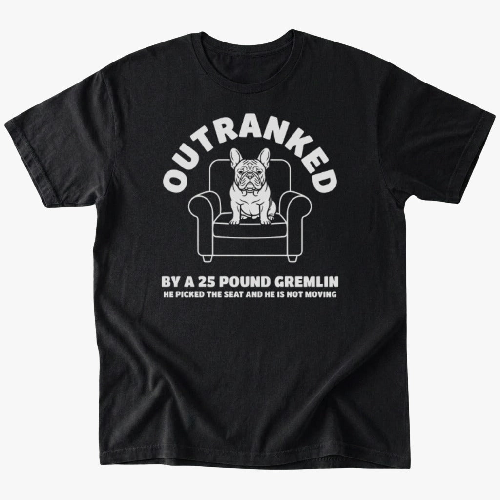 Outranked T-shirt - Black - Heartfur
