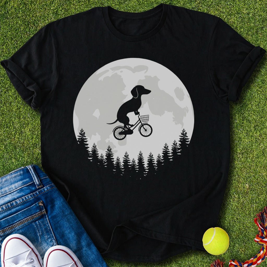 over the moon Doxie T-Shirt - T-Shirt - Heartfur