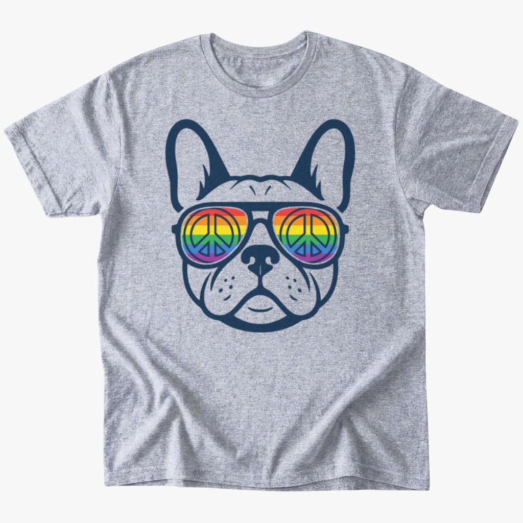 Peace x Frenchie T-Shirt - Sport Grey - Heartfur