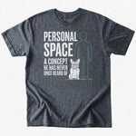 Personal Space T-shirt - Dark Heather - Heartfur