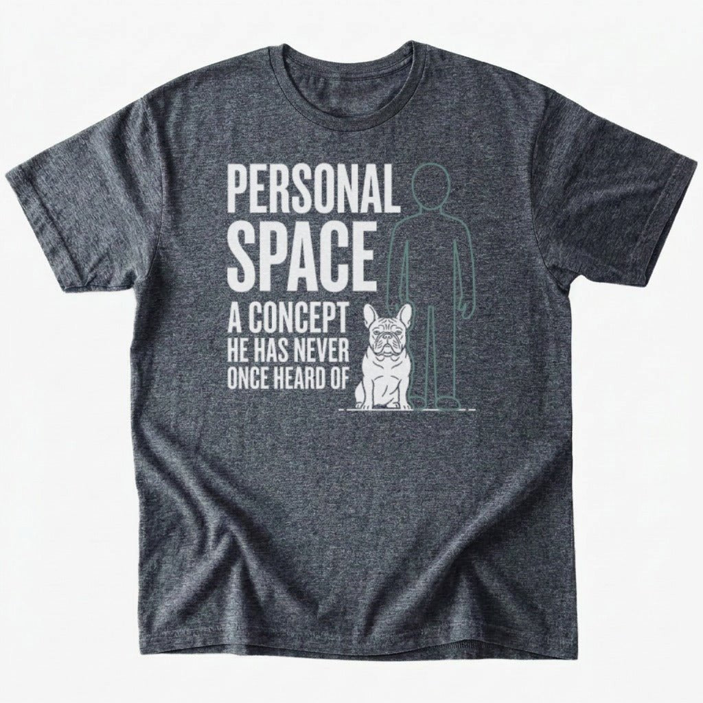 Personal Space T-shirt - Dark Heather - Heartfur
