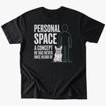 Personal Space T-shirt - Black - Heartfur