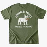 Powered by snacks T-shirt - Military Green - Heartfur