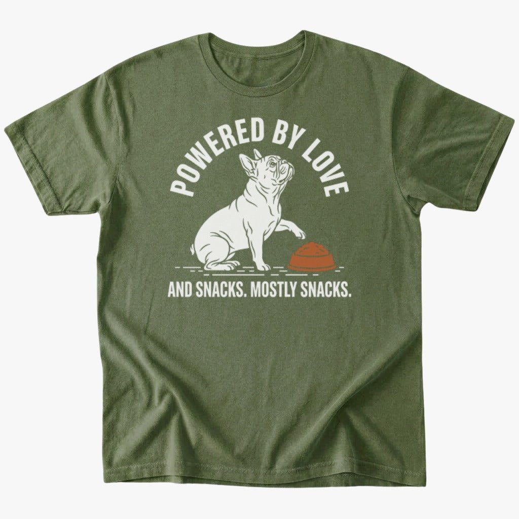 Powered by T-shirt - Military Green - Heartfur