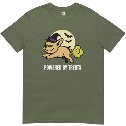 powered by treats T-Shirt - T-Shirt - Heartfur