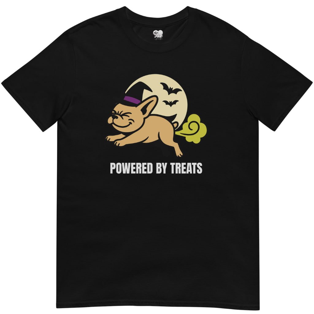 powered by treats T-Shirt - T-Shirt - Heartfur