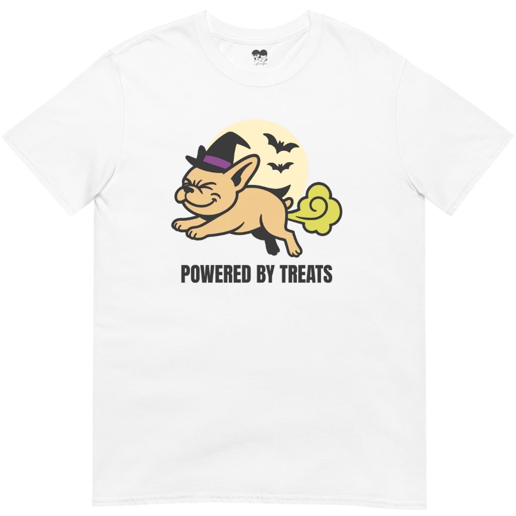 powered by treats T-Shirt - T-Shirt - Heartfur