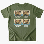 priorities T-Shirt - Military Green - Heartfur