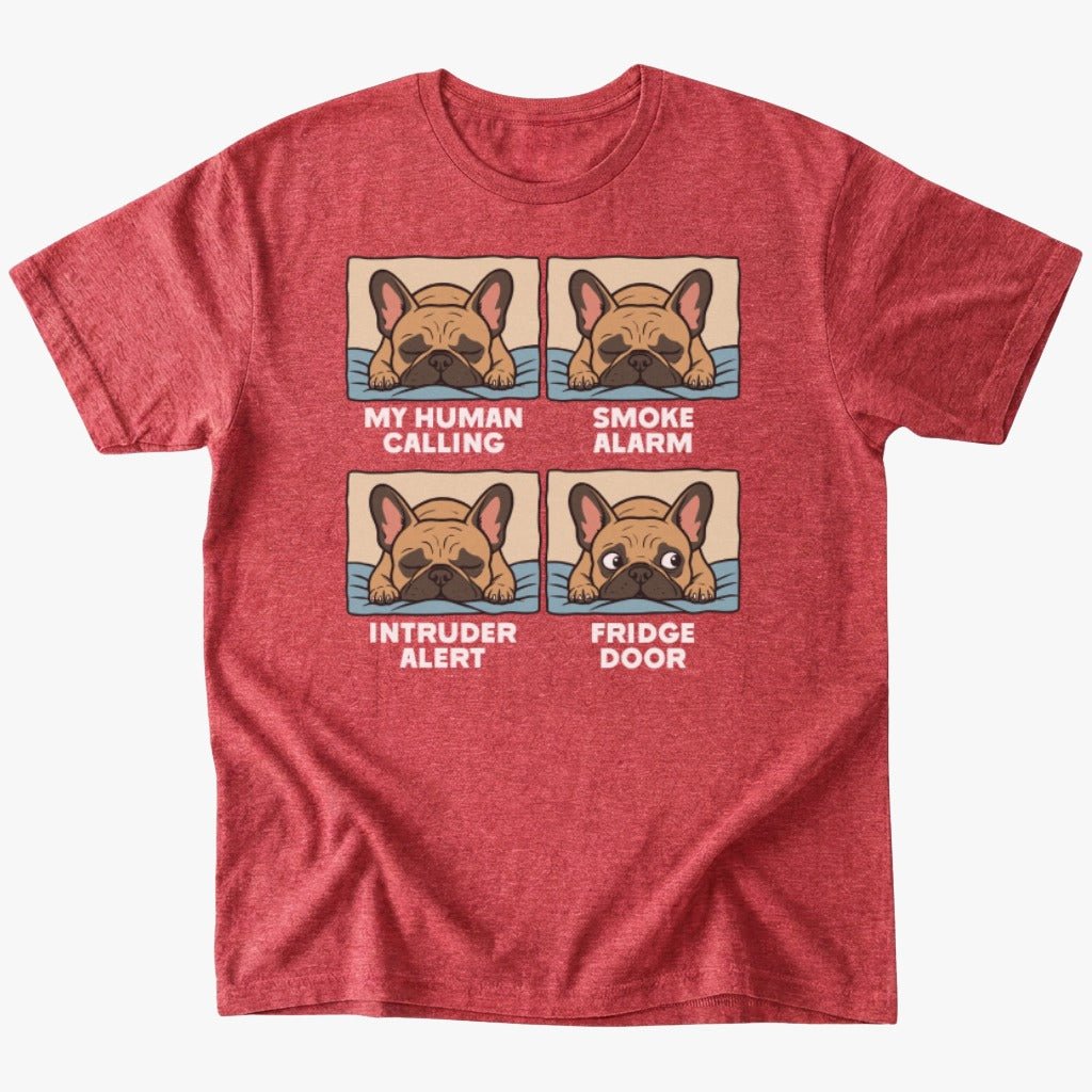 priorities T-Shirt - Heather Red - Heartfur
