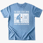 Privacy T-Shirt - Heather Indigo - Heartfur