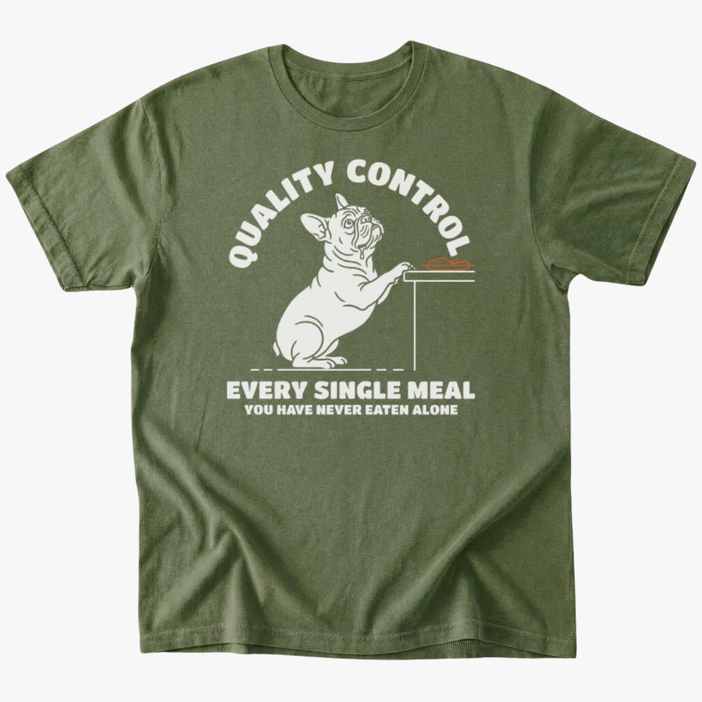 Quality Control T-shirt - Military Green - Heartfur