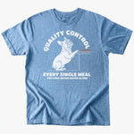 Quality Control T-shirt - Heather Indigo - Heartfur