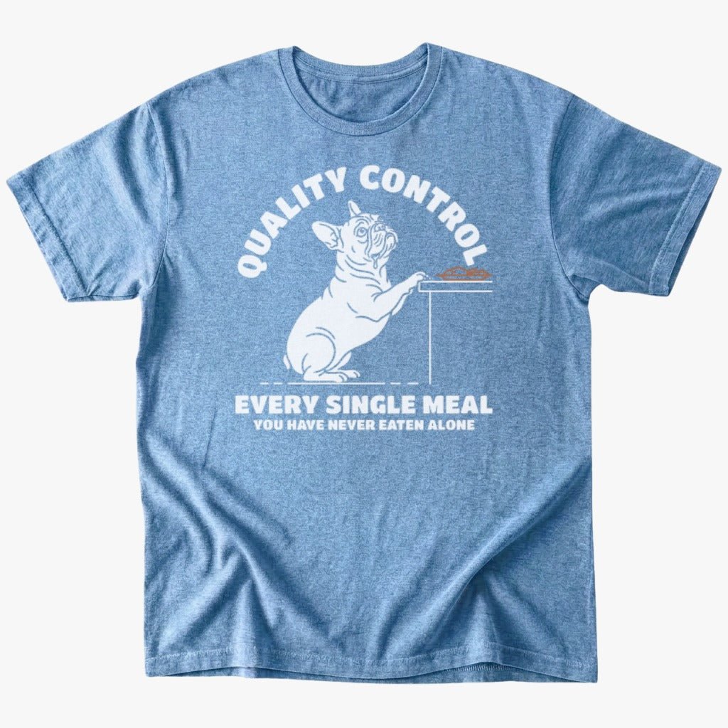 Quality Control T-shirt - Heather Indigo - Heartfur