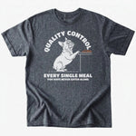 Quality Control T-shirt - Dark Heather - Heartfur