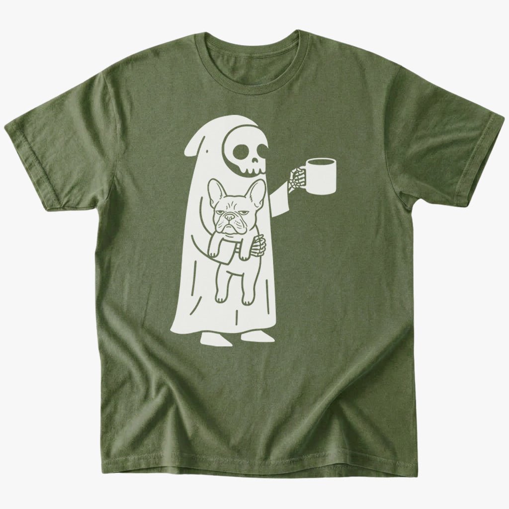 Reaper x Frenchie T-Shirt - Military Green - Heartfur