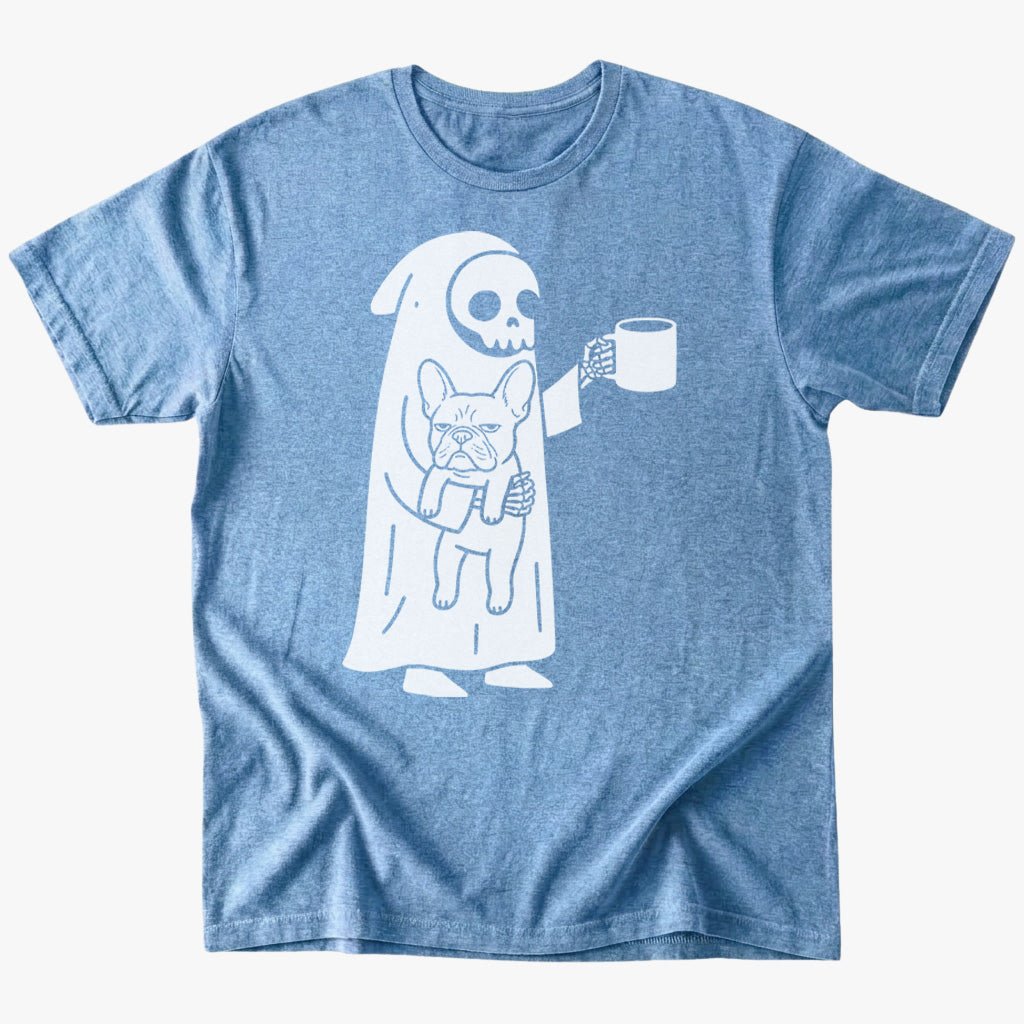Reaper x Frenchie T-Shirt - Heather Indigo - Heartfur
