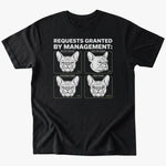 Request Granted T-shirt - Black - Heartfur