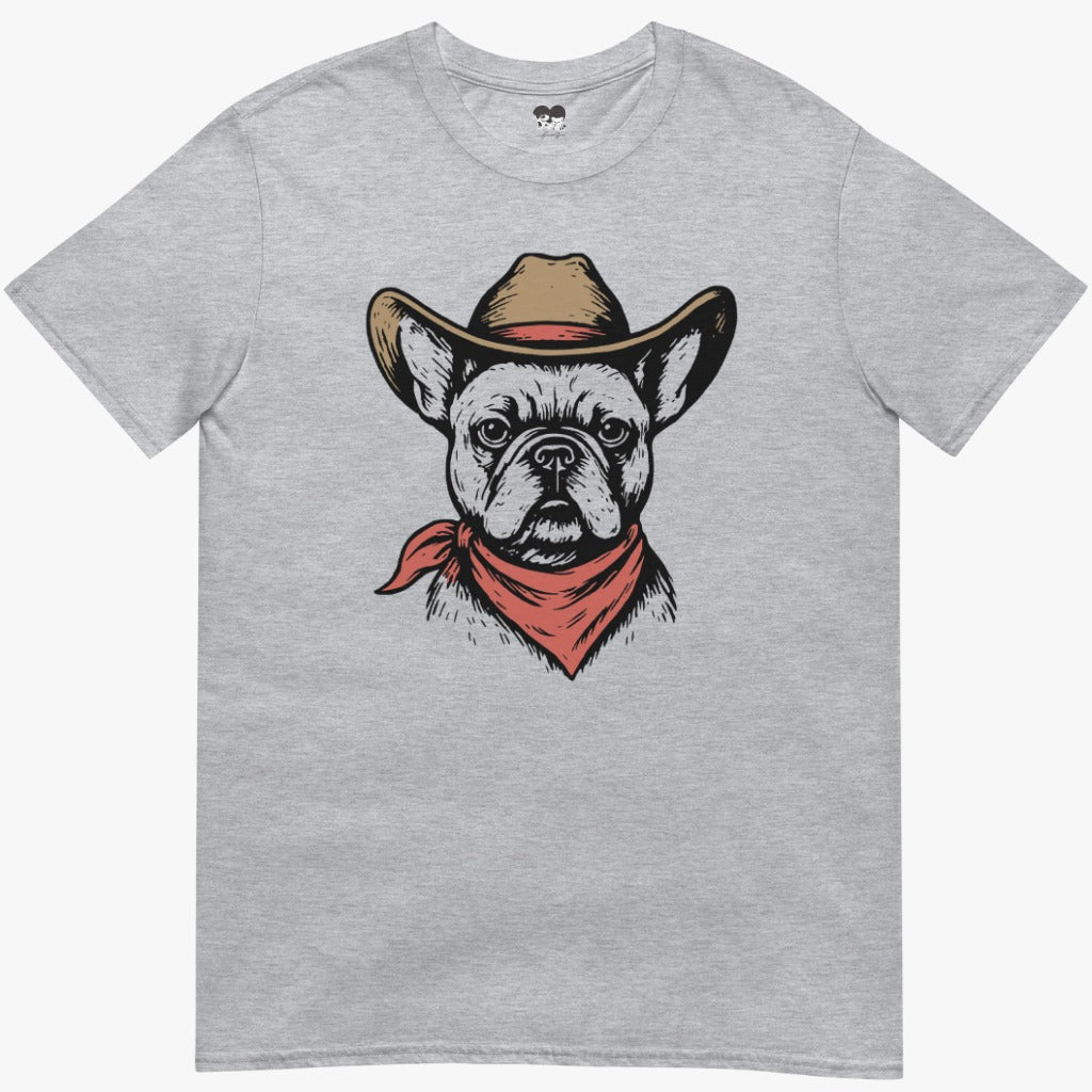 Retro Cowboy Frenchie T-Shirt