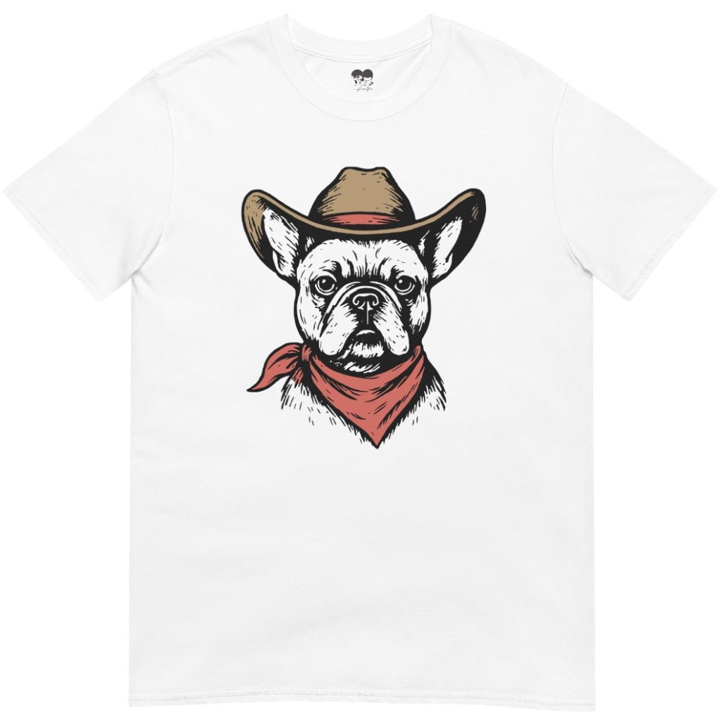 Retro Cowboy Frenchie T-Shirt